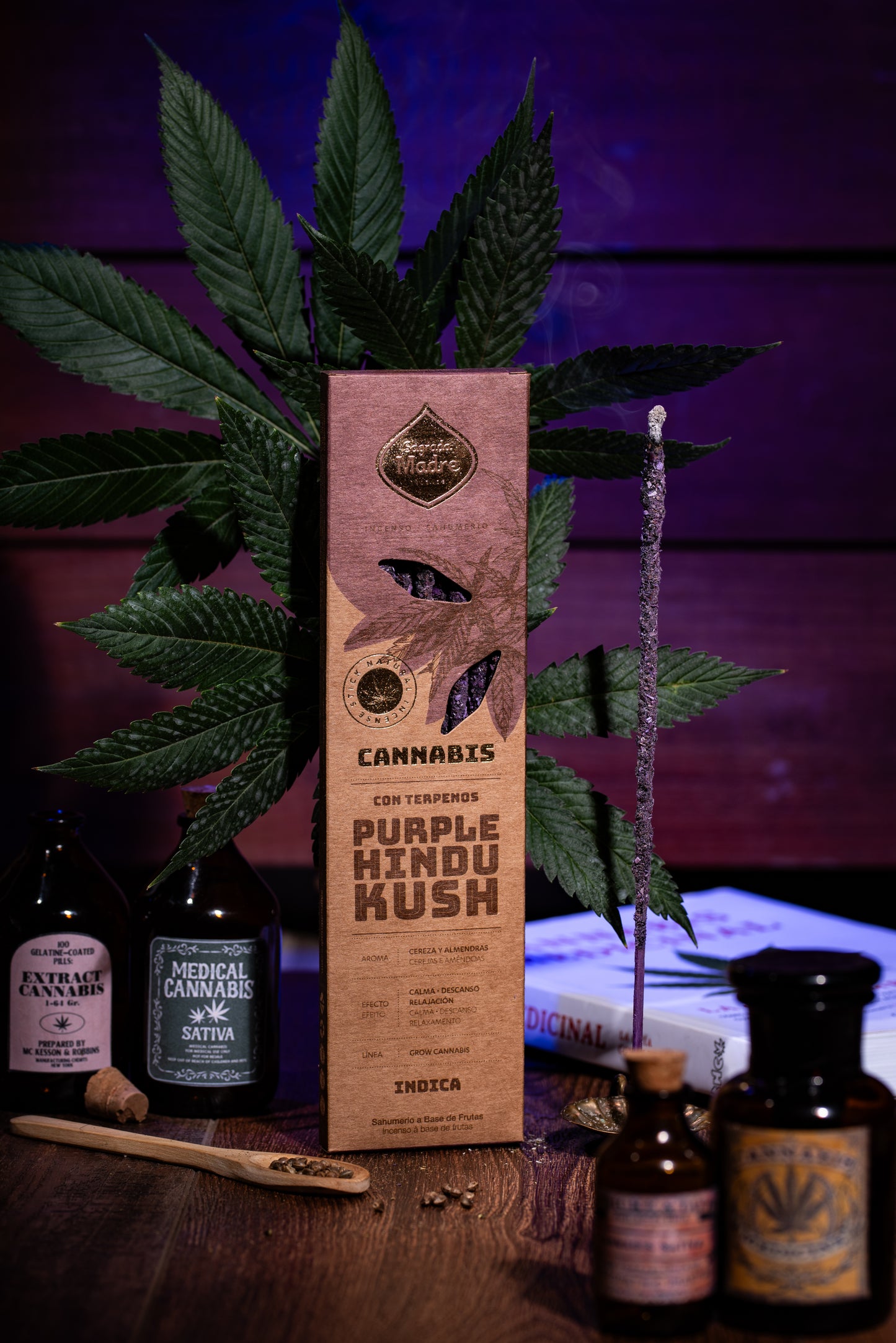 Incenso Purple Hindu Kush - Sagrada Madre