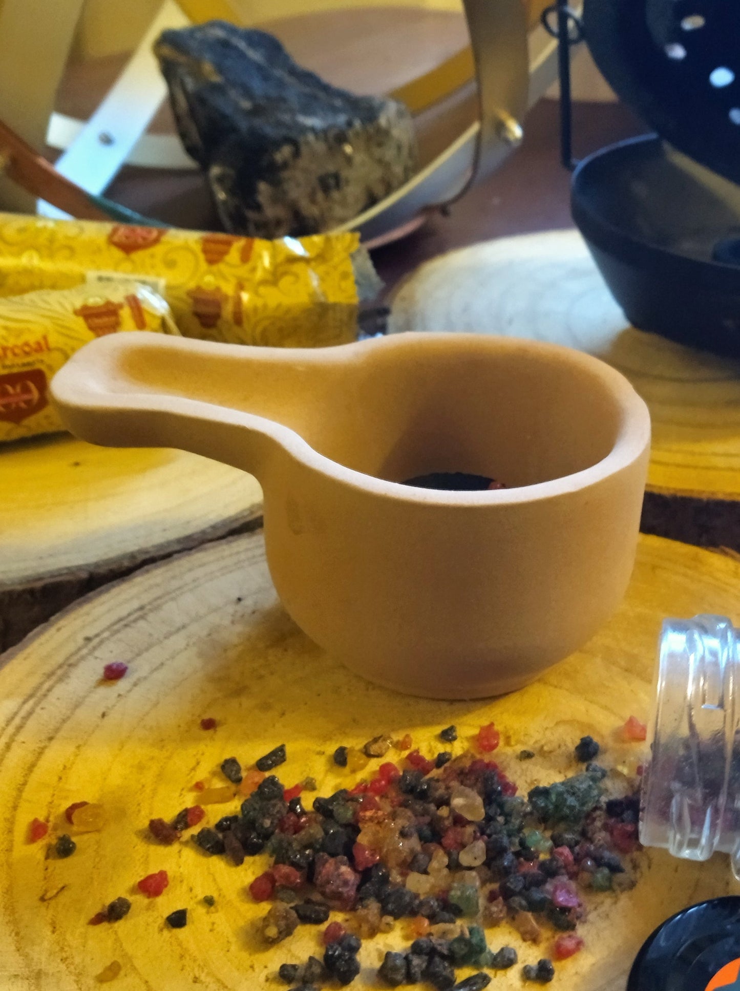 Bruciatore in Terracotta naturale