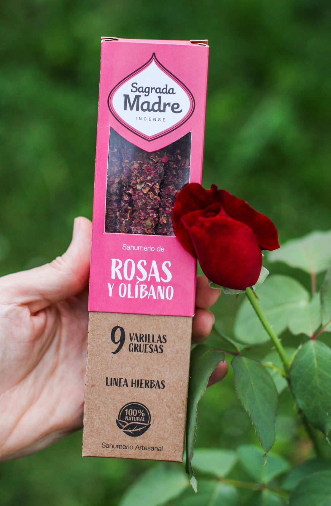 Incenso Rosa e Incenso - Sagrada Madre